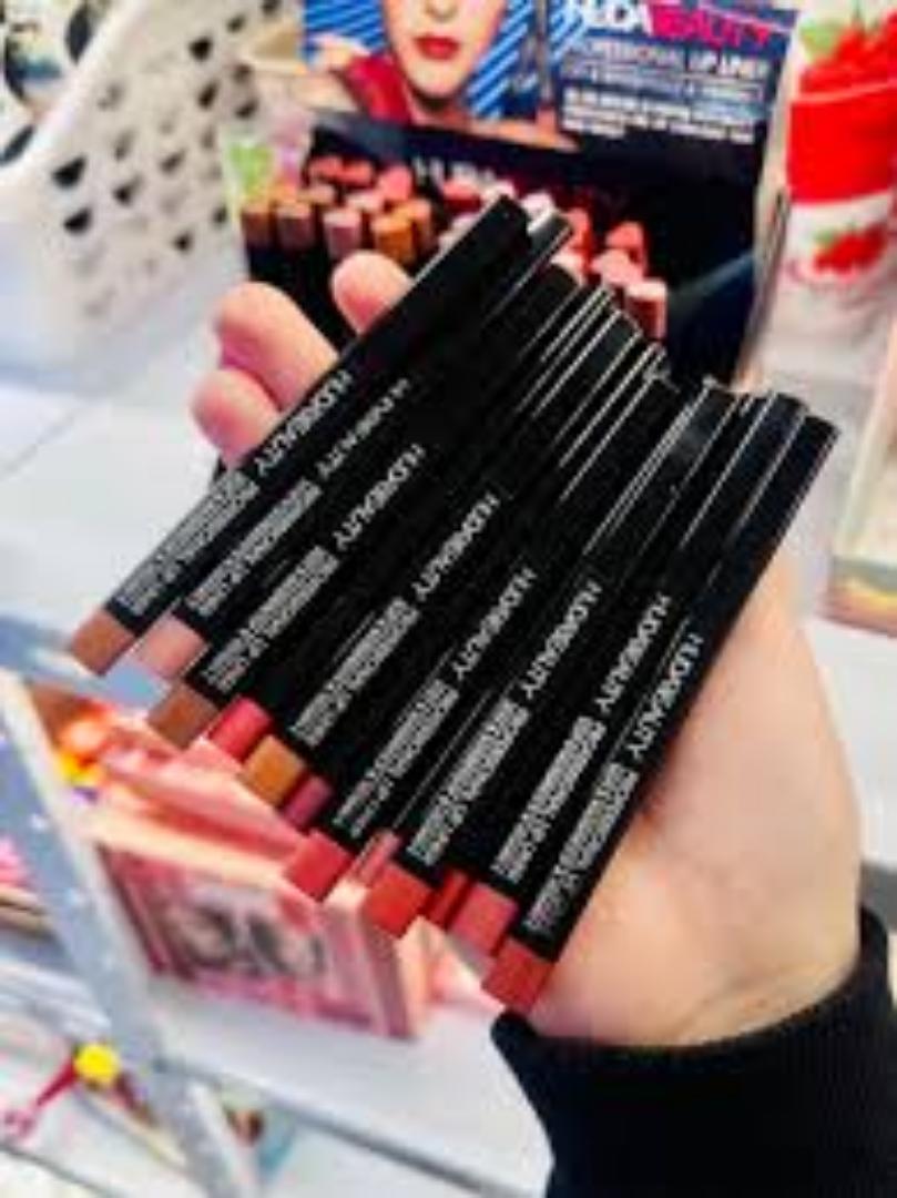 2pcs Black Brown Dual Side Eyebrow Pencil Eyeliner Lipliner