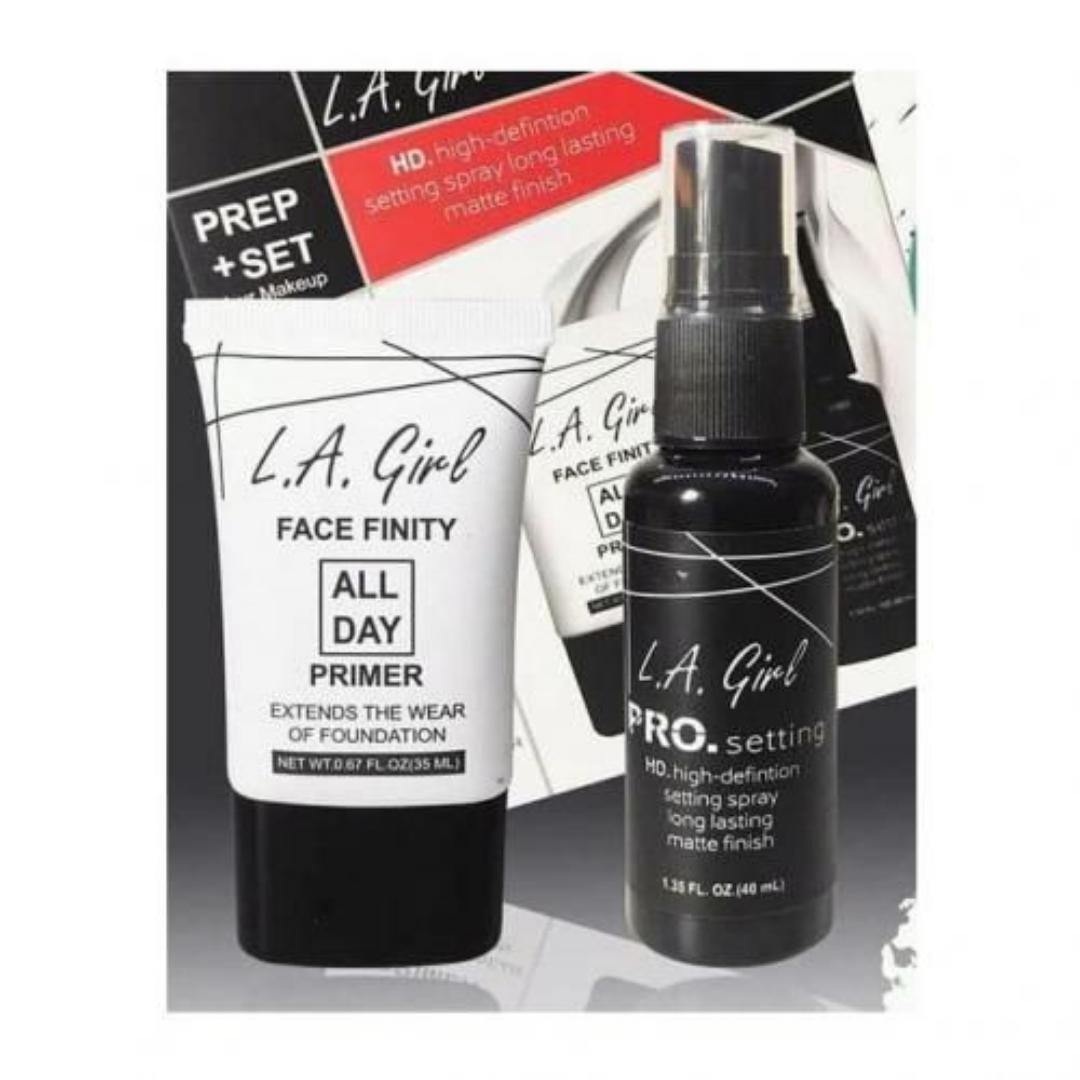 PREP SET Face Finity All Day Primer + Pro Setting Spray