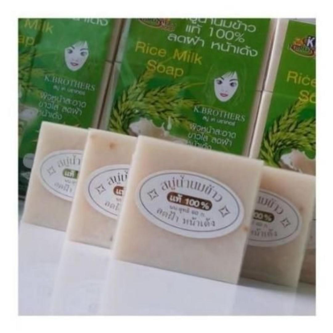 K.BROTHER'S Original Rice Milk And Collagen Soap Natural Smooth Even Skin Tone Softens Healing Calming Supple Glass Skin