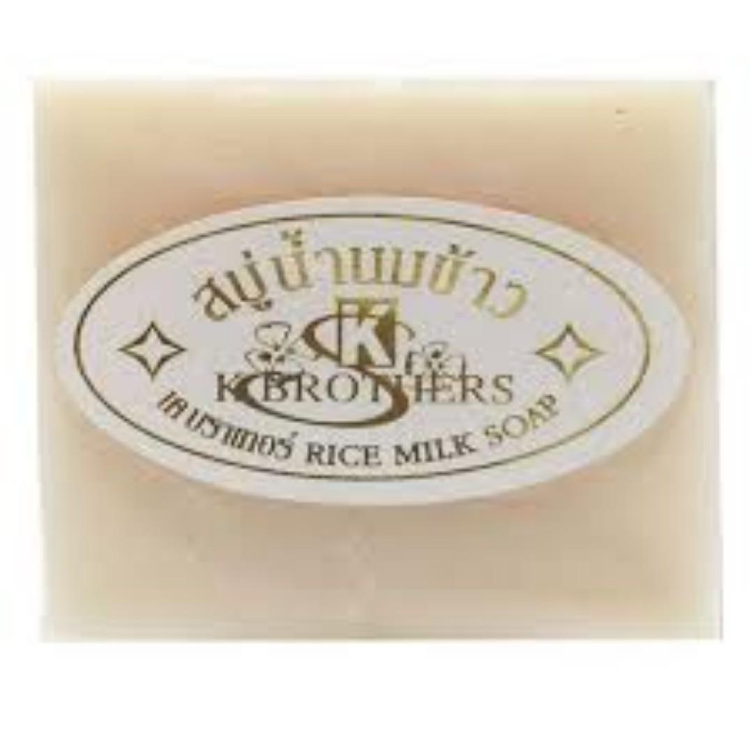 K.BROTHER'S Original Rice Milk And Collagen Soap Natural Smooth Even Skin Tone Softens Healing Calming Supple Glass Skin