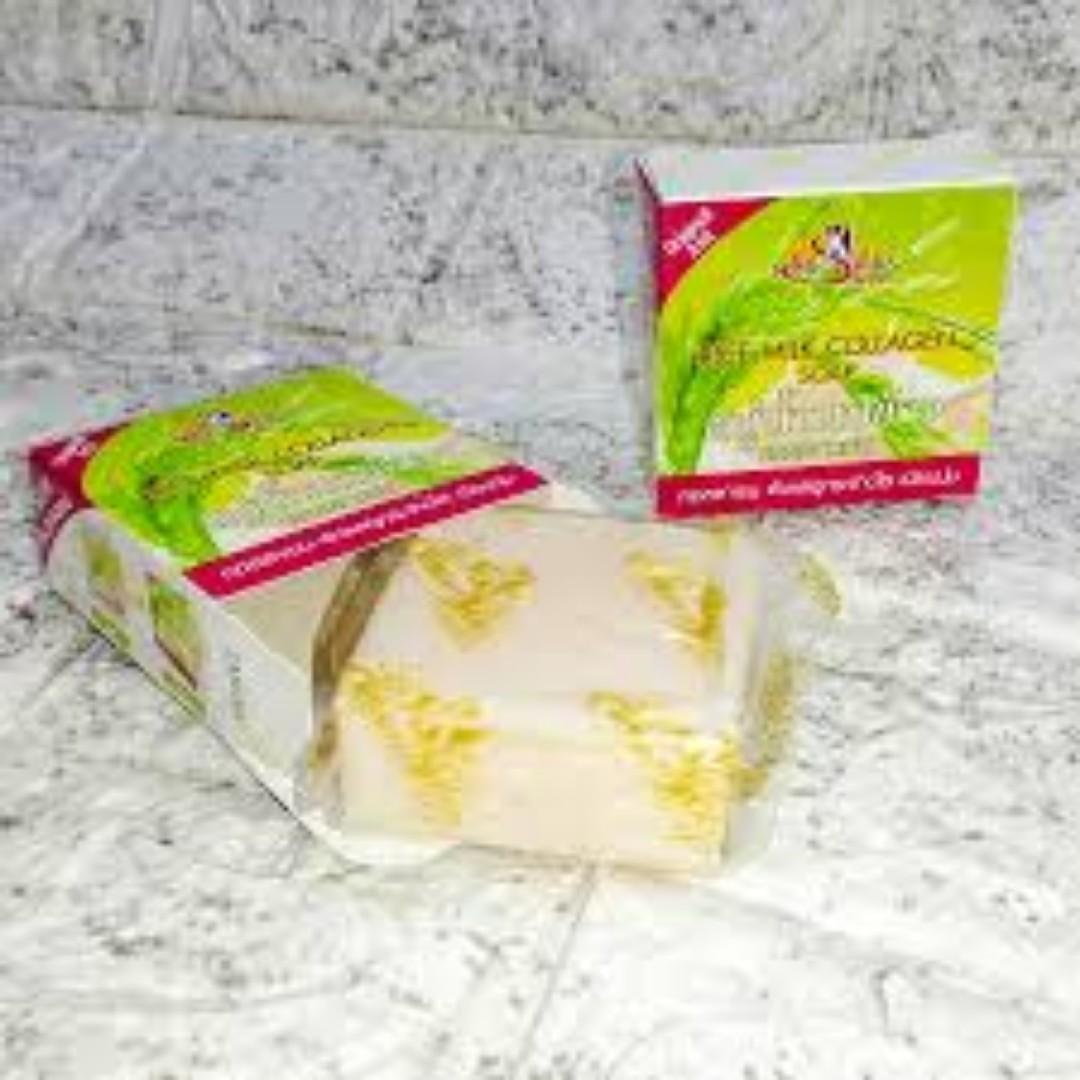2 pcs Original Rice Milk And Collagen Soap