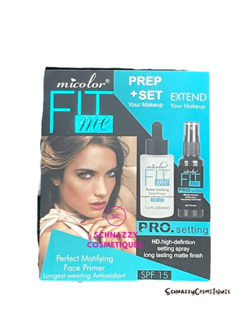 Micolor Fit Me Prep+Set Longwear Mattifying Primer + HD Pro Setting Spray For those who want longer-lasting makeup without the texture (or mess) of powders. view 4