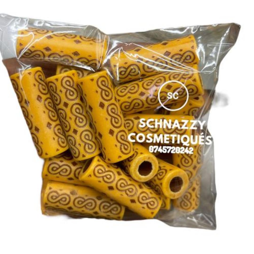 Wood Braid Beads Hair Accessories Dreadlocs Made of durable material with two details for you to choose that you can make different hairstyles easily.