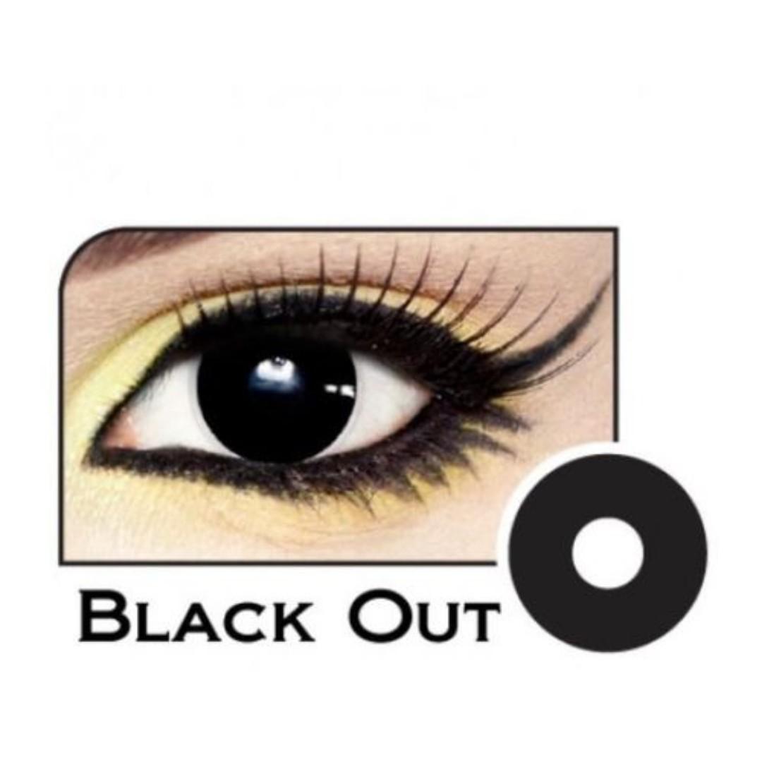Freshtone Halloween Soft Crazy Color Halloween Eye Contact Lens BLACK/WHITE/RED are most worn, safe and versatile lenses for an everyday finesse look.