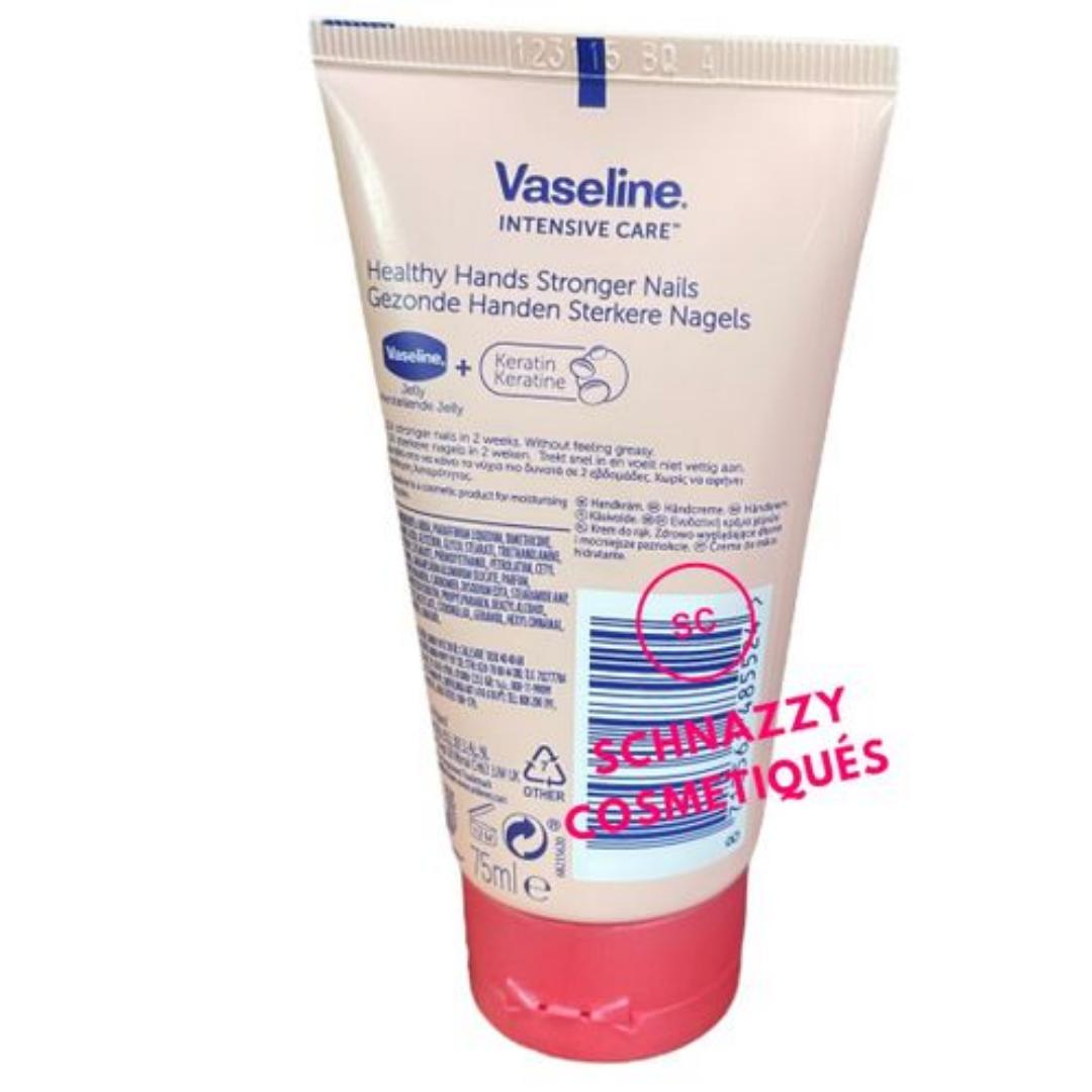 Vaseline Intensive Care Hand Cream Beautiful Hands Stronger Nails  is no different. With a unique keratin formula and microdroplets of our triple-purified Vaseline jelly