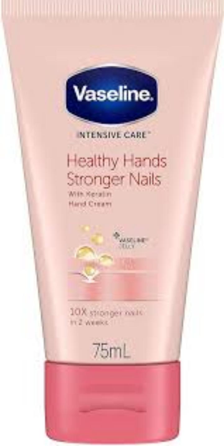 Vaseline Intensive Care Hand Cream Beautiful Hands Stronger Nails  is no different. With a unique keratin formula and microdroplets of our triple-purified Vaseline jelly