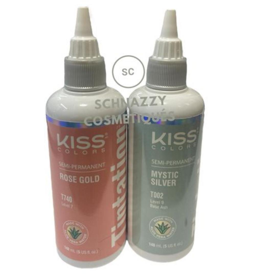 Kiss Tintation Semi-Permanent Hair Color Treatment 148 ML is a Semi-Permanent Hair Color Treatment for those who wish to be bold with their hair without compromising hair health. With 48 mixable, vivi