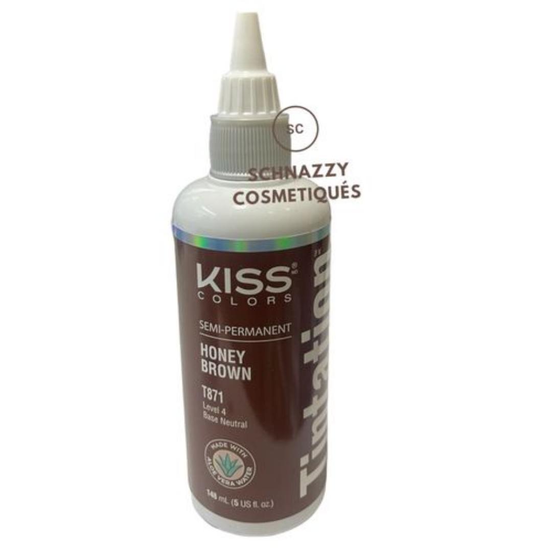 Kiss Tintation Semi-Permanent Hair Color Treatment 148 ML is a Semi-Permanent Hair Color Treatment for those who wish to be bold with their hair without compromising hair health. With 48 mixable, vivi