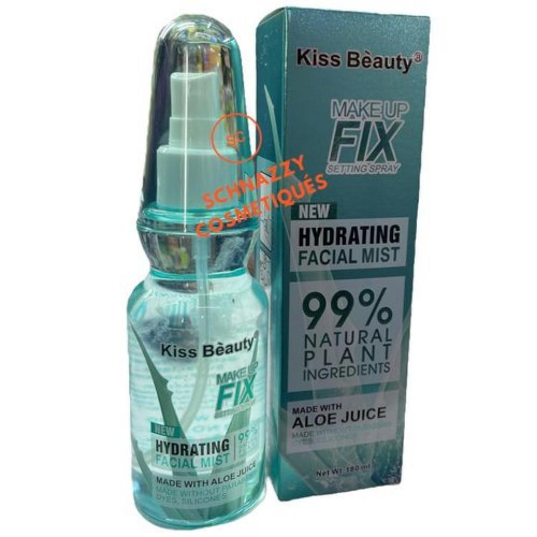 Kiss Beauty Make Up Fix Setting Mist - Lightweight Long Lasting Makeup  adds that perfect touch to your makeup and lets your makeup last longer view 3