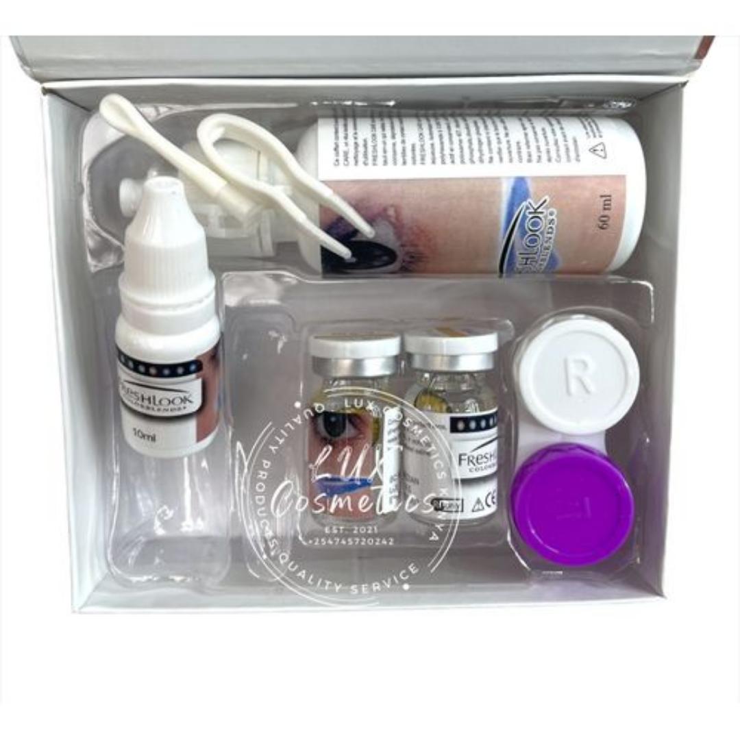 FRESH LOOK 7 in 1 Lens Kit Aesthetic Cosmetic Beauty Colored Eye Contact Lens Set Kit