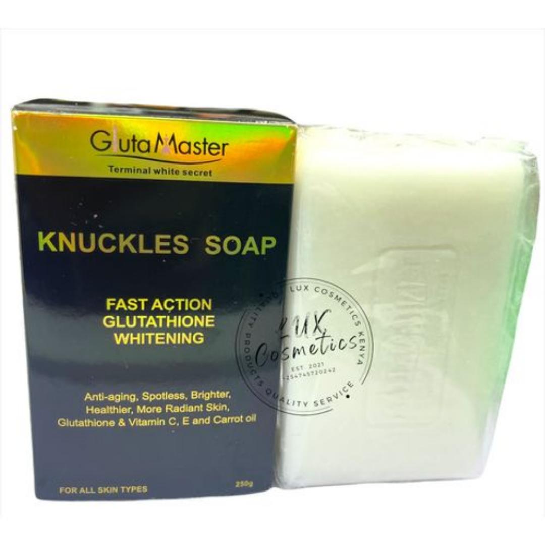 Gluta Master Knuckles Soap: Spotless- Glutathione Vitamin C E Carrot Oil for Anti-aging, Spotless Brighter, Healthier, More radiant skin.
