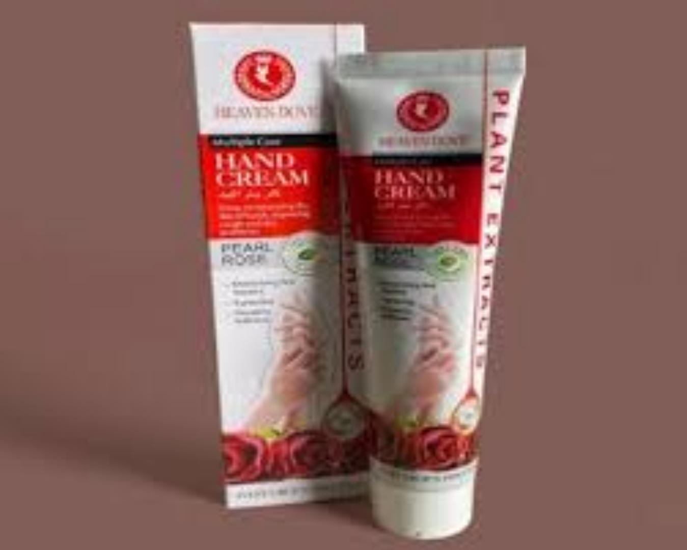 HEAVEN DOVE Hand Cream Dry Rough Hands Weak Nails Cuticles (PEARL ROSE) provides smoothness, softness and gentle.
