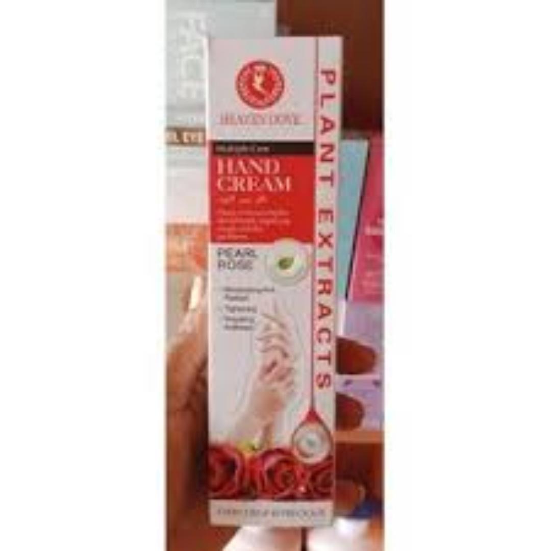 HEAVEN DOVE Hand Cream Dry Rough Hands Weak Nails Cuticles (PEARL ROSE) provides smoothness, softness and gentle.