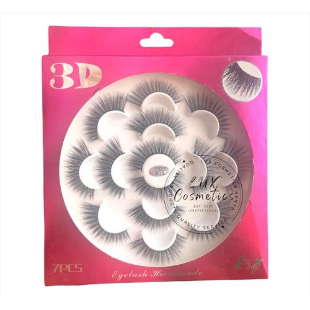 Lao Jie Kou 7 Pairs 3D Faux Mink False Eyelash Extension Reusable Soft  are made from the finest quality synthetic fiber which is totally cruelty free and ultra light-weight