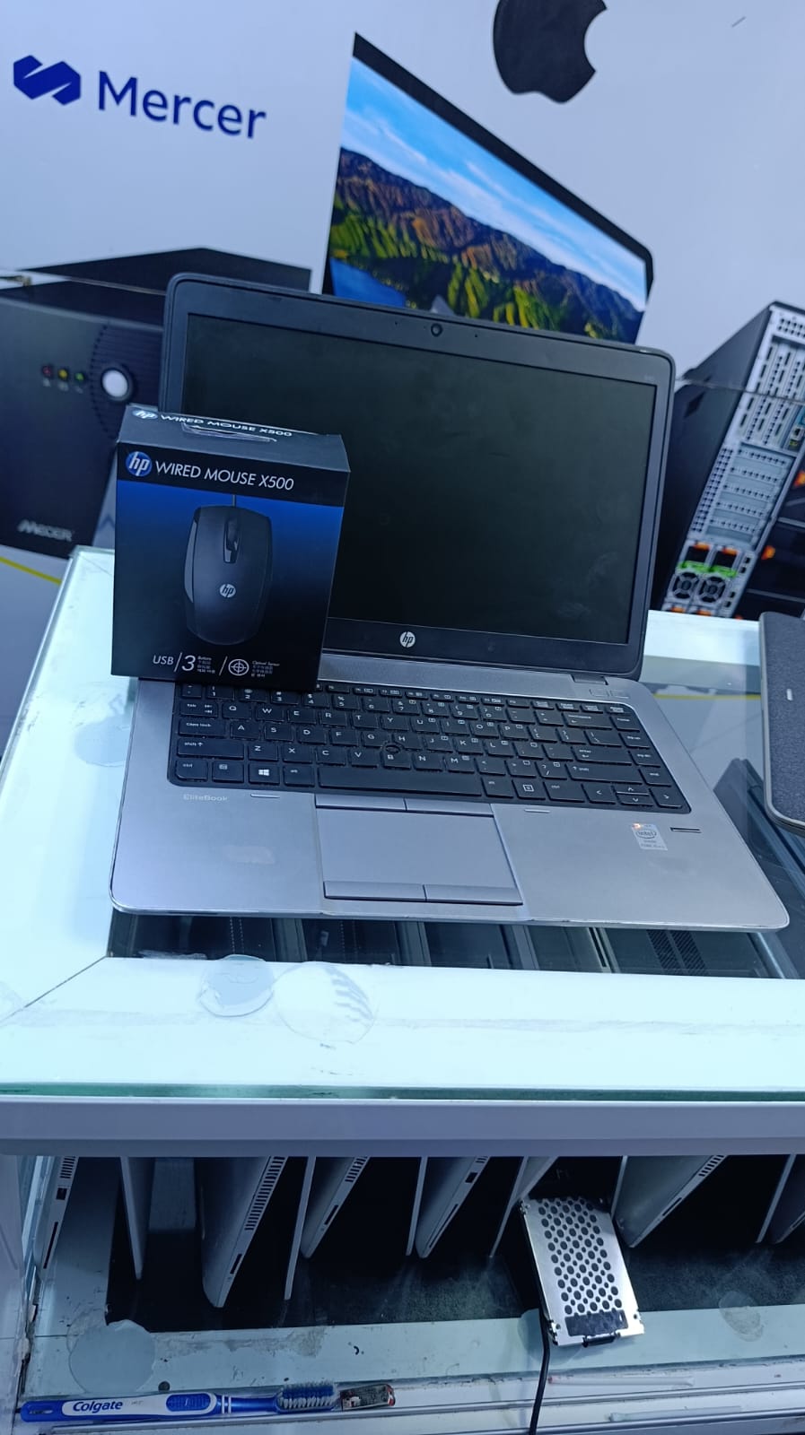 XUK (i5+8GB+256GB+Mouse) Refurbished Hp Elitebook 840 G1 Laptop - Intel Core i5 - 8GB RAM 256GB SSD Storage - 14'' Display Windows 11 Notebook Computer , 14 inch HD Screen-Windows 11 Office FREE MOUSE