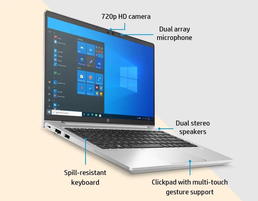 LOW BUDGETS HP PROBOOK 640 G8 11TH GENERATION 16GB RAM MEMORY 512GB SSD 14 INCHES SILVER COLOR WITH ACTIVATED WINDOWS 11 AND OFFICE 2019