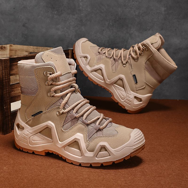 Men's Shoes Boots Ankle Bootie Jungle Boots, Hiking Boots, Desert Boots, Combat Boots, Tactical Boots, High Top Short Boots