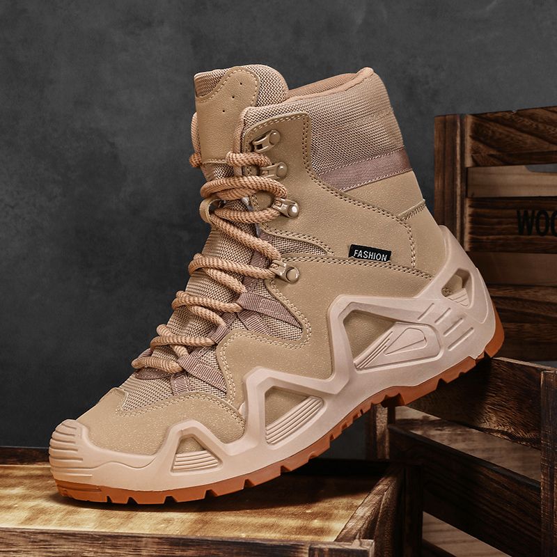 Men's Shoes Boots Ankle Bootie Jungle Boots, Hiking Boots, Desert Boots, Combat Boots, Tactical Boots, High Top Short Boots