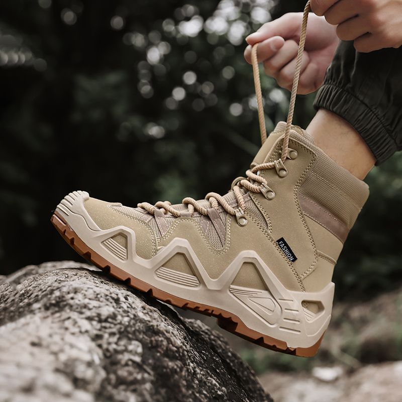 Men's Shoes Boots Ankle Bootie Jungle Boots, Hiking Boots, Desert Boots, Combat Boots, Tactical Boots, High Top Short Boots