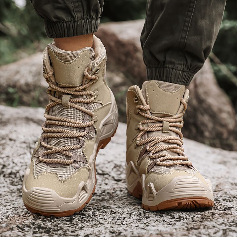 Men's Shoes Boots Ankle Bootie Jungle Boots, Hiking Boots, Desert Boots, Combat Boots, Tactical Boots, High Top Short Boots