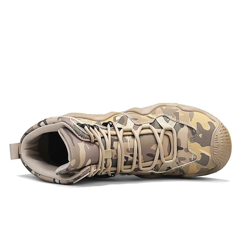 Men's Shoes Boots Ankle Bootie Jungle Boots, Hiking Boots, Desert Boots, Combat Boots, Tactical Boots, High Top Short Boots