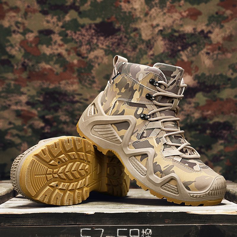 Men's Shoes Boots Ankle Bootie Jungle Boots, Hiking Boots, Desert Boots, Combat Boots, Tactical Boots, High Top Short Boots