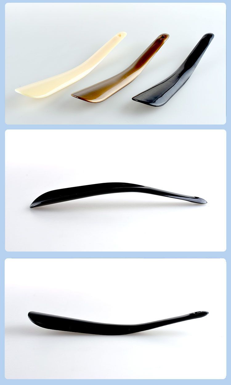 3pcs Shoe Horn Plastic Shoehorn Remover Mobility Aid Easy Grip Non Bending Sneaker Wearing and Pulling Auxiliary Device