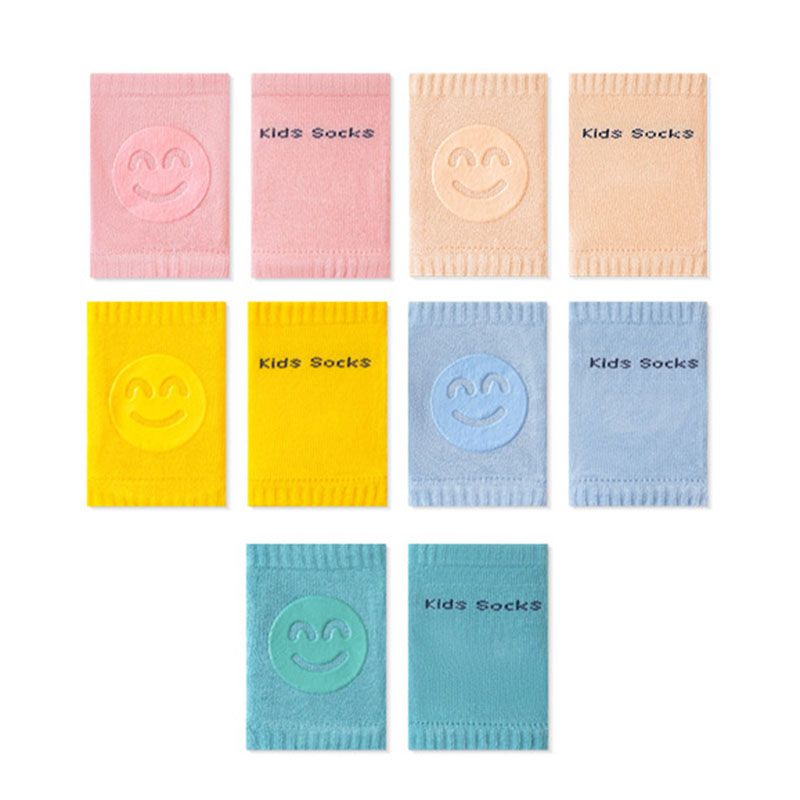 Baby Knee Pad Baby Leg Warmer Smile Girl Boy Kids Safety Crawling Elbow Cushion Infant Toddlers Knee Support Protector Children Kneecap
