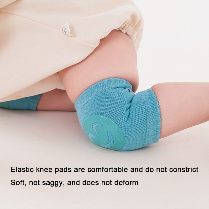 Baby Knee Pad Baby Leg Warmer Smile Girl Boy Kids Safety Crawling Elbow Cushion Infant Toddlers Knee Support Protector Children Kneecap