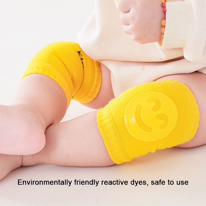 Baby Knee Pad Baby Leg Warmer Smile Girl Boy Kids Safety Crawling Elbow Cushion Infant Toddlers Knee Support Protector Children Kneecap