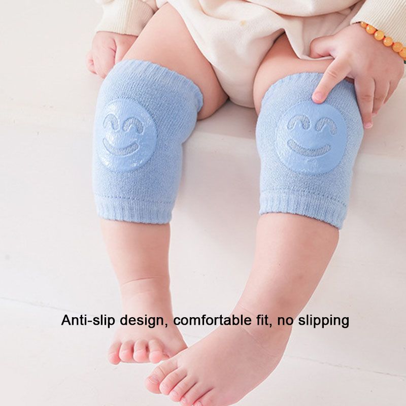 Baby Knee Pad Baby Leg Warmer Smile Girl Boy Kids Safety Crawling Elbow Cushion Infant Toddlers Knee Support Protector Children Kneecap