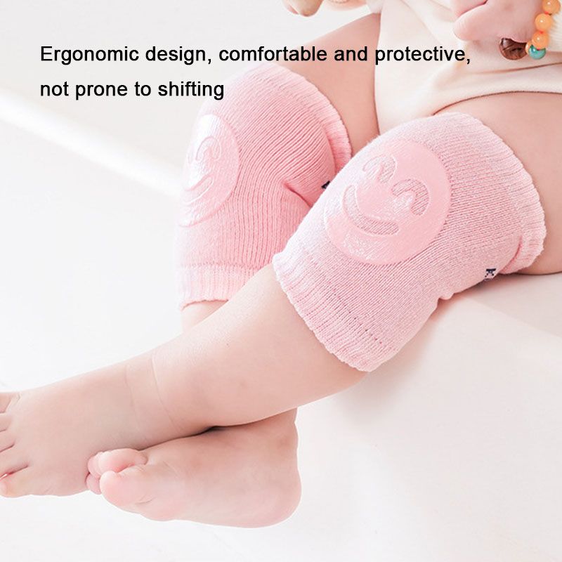 Baby Knee Pad Baby Leg Warmer Smile Girl Boy Kids Safety Crawling Elbow Cushion Infant Toddlers Knee Support Protector Children Kneecap