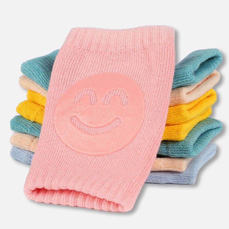 Baby Knee Pad Baby Leg Warmer Smile Girl Boy Kids Safety Crawling Elbow Cushion Infant Toddlers Knee Support Protector Children Kneecap