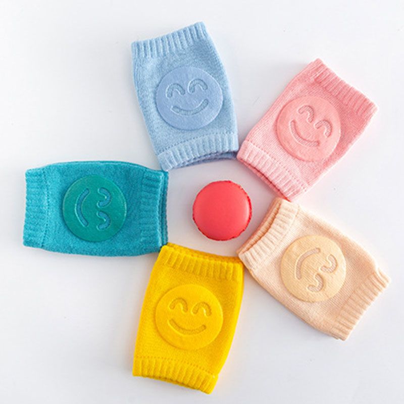 Baby Knee Pad Baby Leg Warmer Smile Girl Boy Kids Safety Crawling Elbow Cushion Infant Toddlers Knee Support Protector Children Kneecap