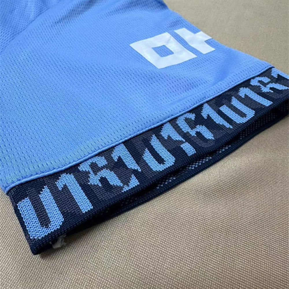 2024-2025 Season Manchester City Home Football Kit, Premier League No. 9 and No. 10, Adult and Children's Set
