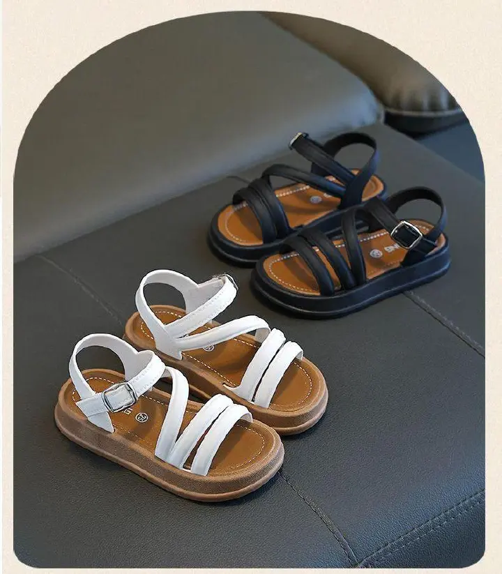 Girls' children's summer casual style new fashion Korean version princess-style student-style cute and versatile trendy sandals