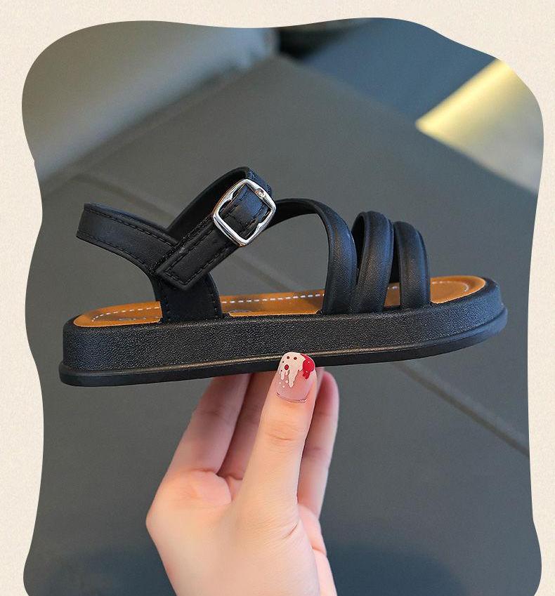 Girls' children's summer casual style new fashion Korean version princess-style student-style cute and versatile trendy sandals