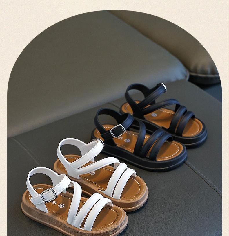Girls' children's summer casual style new fashion Korean version princess-style student-style cute and versatile trendy sandals