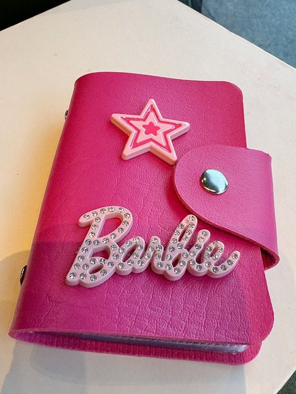 Fashion Colorful Barbie Women Leather Wallet Card Holder Coin Purse Female Wallets Small Money Purses New Clutch Bag