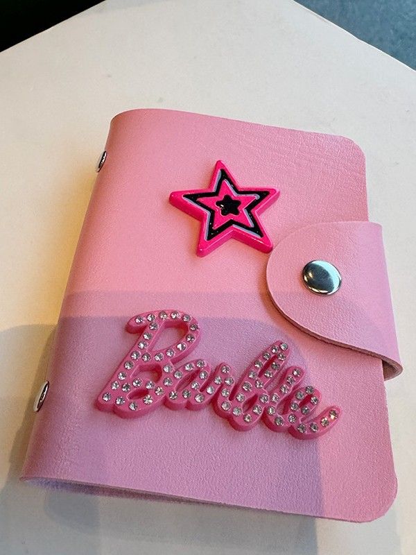 Fashion Colorful Barbie Women Leather Wallet Card Holder Coin Purse Female Wallets Small Money Purses New Clutch Bag