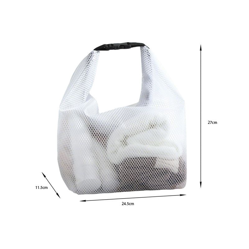 Waterproof storage bag for fitness clothes, suitable for swimming in the bathroom. Large capacity, with a drawstring closure. For both men and women. A small bag for outdoor travel and toiletries stor