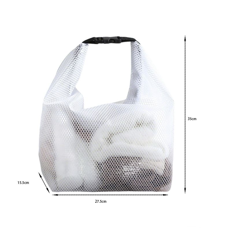 Waterproof storage bag for fitness clothes, suitable for swimming in the bathroom. Large capacity, with a drawstring closure. For both men and women. A small bag for outdoor travel and toiletries stor
