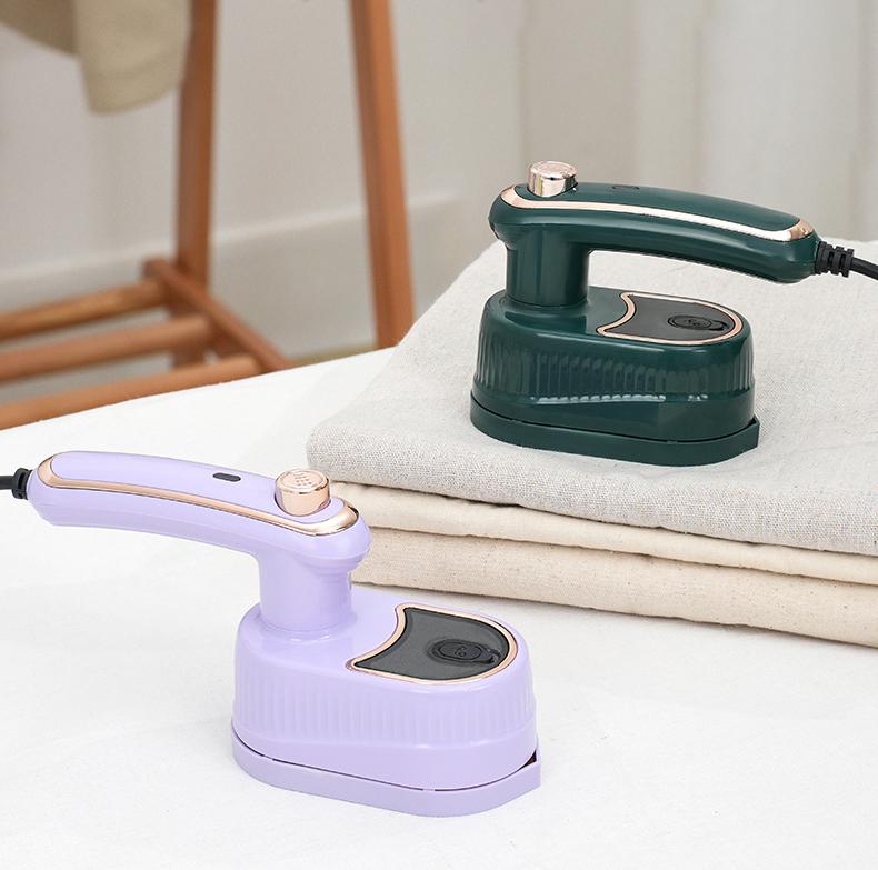 New dual-purpose ironing and pressing machine, foldable and portable handheld electric iron, small-sized household dry and wet dual-purpose ironing machine