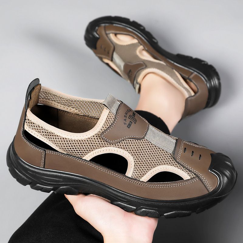 Men's Mesh Sandals New Floating Dive Shoes Beach Shoes Outdoor Hiking Shoes Wading and River Crossing Shoes