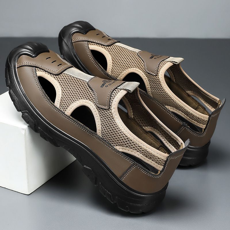 Men's Mesh Sandals New Floating Dive Shoes Beach Shoes Outdoor Hiking Shoes Wading and River Crossing Shoes
