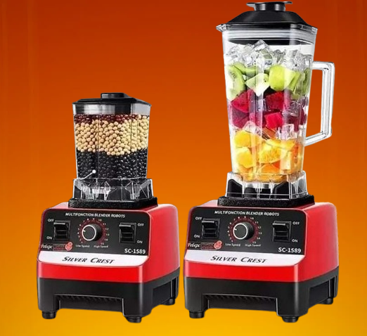 💪 Silver Crest 2-in-1 Heavy Duty Blender – 4500W Power Beast 🥤 Crush, Blend, Grind & Mix with Ease | Commercial-Grade Performance for Smoothies, Juices, Spices & More 🍉