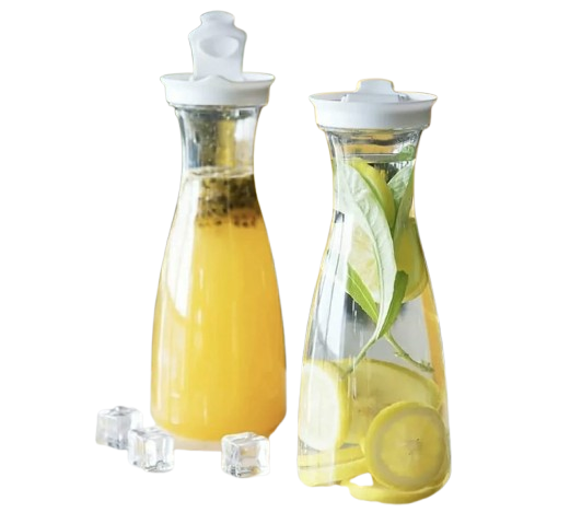 🥛 1.1L Acrylic Milk / Water / Juice Container – Durable Transparent Pitcher for Fridge Organization & Kitchen Use 🍹