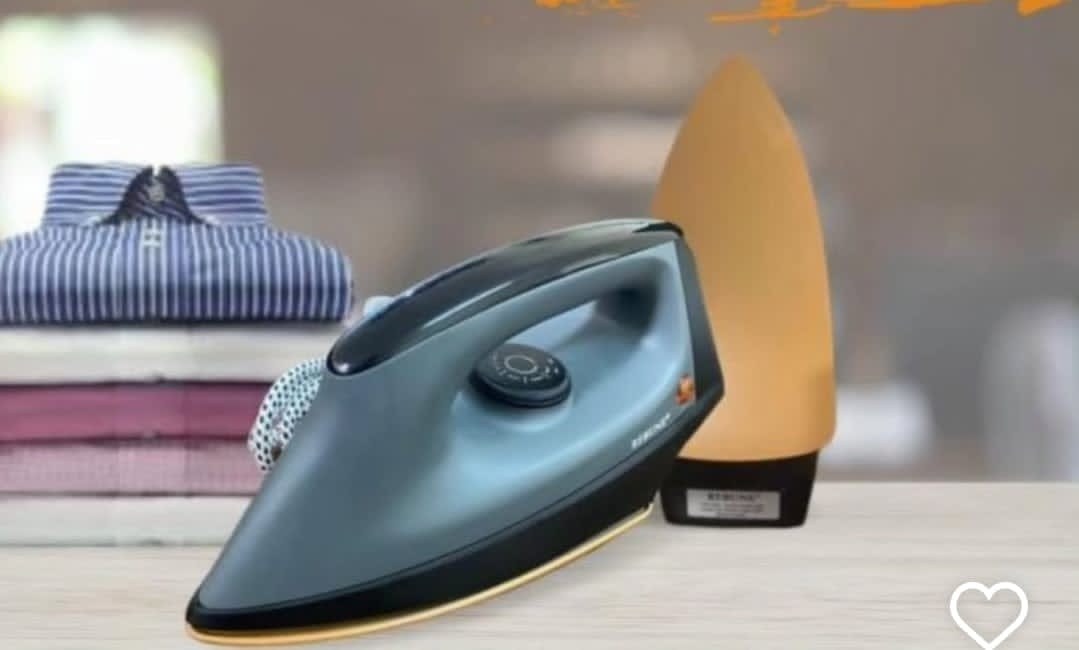 ✅ Rebune Heavy-Duty Dry Iron Box – In-Stock, Commercial & Home Use, Fast Heating, Durable Stainless Steel Soleplate, Lightweight, Energy Efficient, Smooth Gliding for Perfect Ironing
