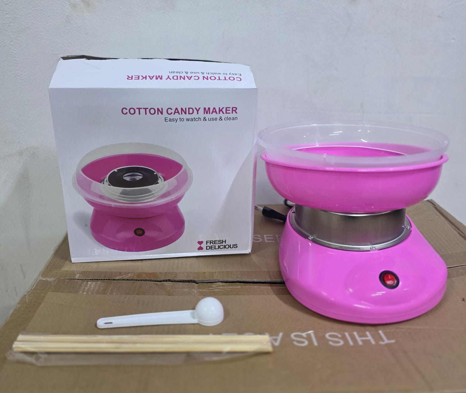 Electric Cotton Candy Maker Machine | Home Candy Floss Maker | Party & Kids Treat Appliance