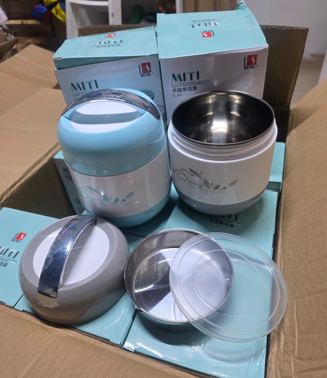 2-in-1 Insulated Hotpot 1.4L | Food Warmer & Serving Pot | Keeps Meals Hot & Fresh Perfect for Office, School & Travel